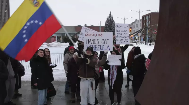 Waterloo Rally Divides Community Over Venezuela President's Capture
