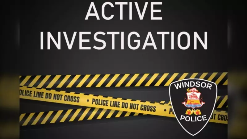 Windsor Police Conduct Active Investigation on Riverside Drive