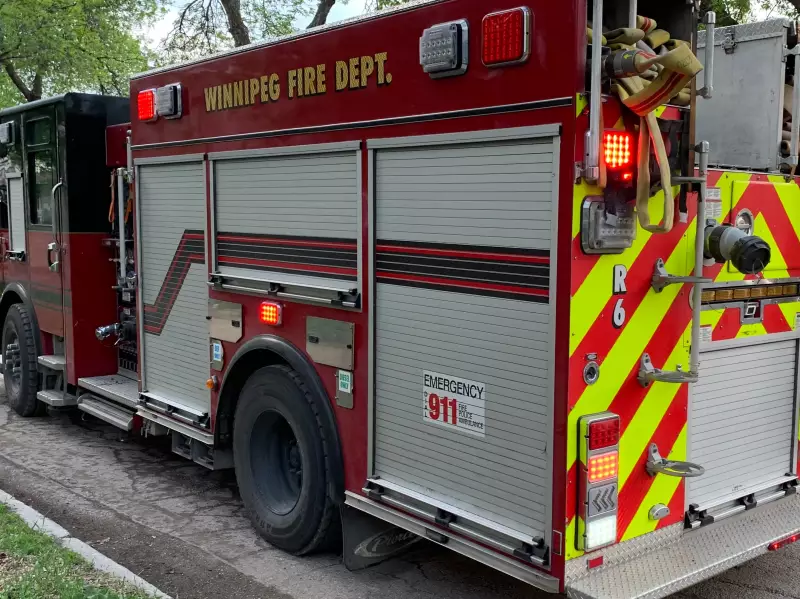 Winnipeg Fire Crews Respond to East Elmwood Blaze Amid Cold Snap