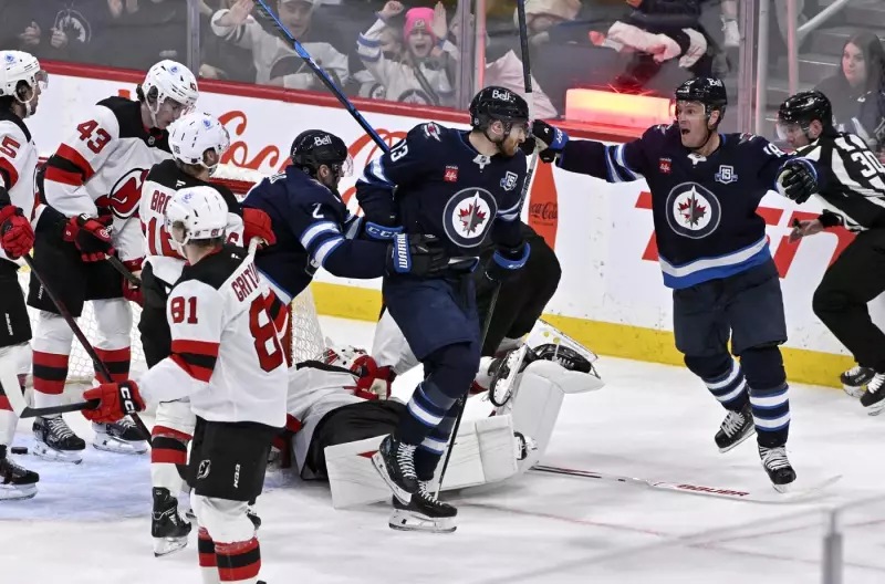 Winnipeg Jets Secure 4-3 Victory Over Devils, First Back-to-Back Wins Since November