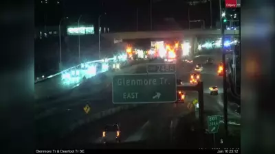 1 Dead, 1 Critical in 2-Vehicle Deerfoot Trail Collision Saturday Night