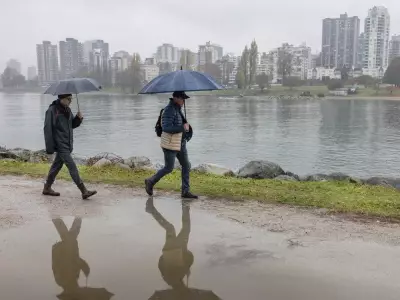 B.C.'s South Coast Braces for Major Atmospheric River: Up to 125 mm of Rain Forecast