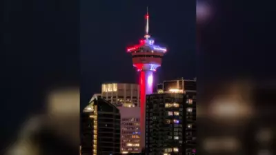 Calgary Tower Lights Up for 50 Years of Crime Stoppers Success