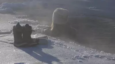 Canmore Resident Embraces Frigid Winter with Cold Water Immersion Ritual
