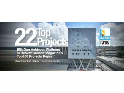 EllisDon Earns Platinum Status in Canada's Top 100 Infrastructure Projects Report