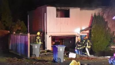 Explosion and Fire Injure Man in Surrey, B.C. Home