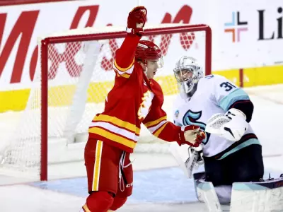 Flames Prospect Matvei Gridin, 19, Earns AHL All-Star Nod in Rookie Season