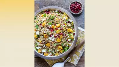 Greta Podleski's Warm Winter Grain Salad Recipe for Cold Days