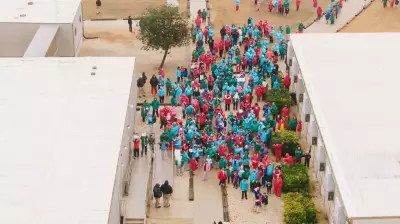 Immigrant Families Protest at Texas Detention Center Over Child Detention