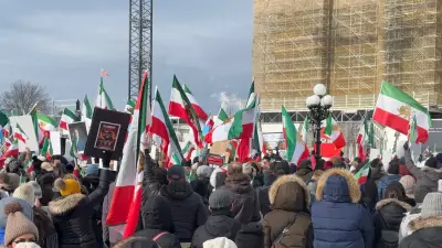 Iranian-Canadians Rally on Parliament Hill in Solidarity with Protesters in Iran