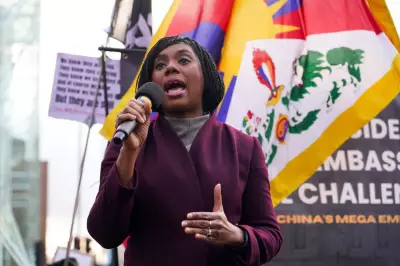 London Protest Targets China's 'Mega Embassy' as U.K. Decision Deadline Nears