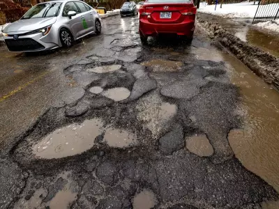 Montreal's 'Moonscape' Road: Hampstead's Ellerdale Plagued by Crater-Sized Potholes