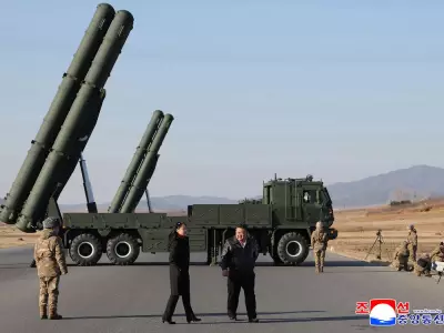 North Korea Tests Upgraded Rocket System Under Kim Jong Un's Supervision
