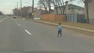 Police search for parents after child found alone on Mississauga road