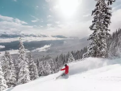 Record Snowfall in Jasper Boosts Tourism as U.S. Skiers Head North
