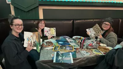 Regina's Silent Book Club Hosts Junk Journaling Event for 40 Attendees