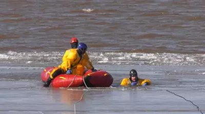 Saint John Firefighters Launch Ice Rescue Training Amid Extreme Winter Conditions