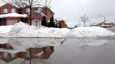 Simcoe County Temperatures Spike as Rain Replaces Snow in January Thaw