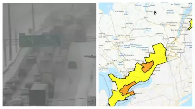 Snow Squall Warnings Issued for Toronto, GTA: Hazardous Commute Expected