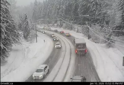 Snowfall Warning Issued for Sea to Sky Highway, Freezing Rain Threatens GTA