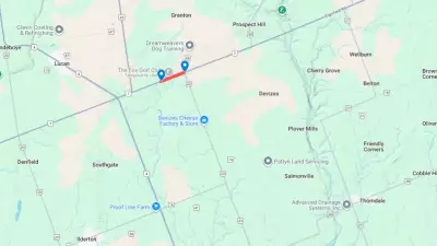 Two-Vehicle Crash Closes Elginfield Road in Middlesex County