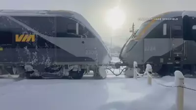 VIA Rail Train Derails in Bas-Saint-Laurent After Collision with Two Trucks