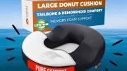 Amazon's Memory Foam Donut Pillow Eases Back & Hip Pain, Now 15% Off