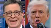 Colbert Fires Back at Trump with TV Ratings Jab After 'Late Show' Cancellation