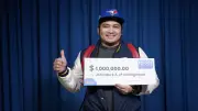 Collingwood Chef Wins $1 Million in Lotto Max, Claims Prize at OLG Centre