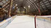 Eastern Ontario Man Builds Ice Rink in Second-Story Barn Loft
