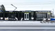 Edmonton LRT Wrapped in Safety Pleas: 'Please Don't Hit Me' Messages Target Drivers