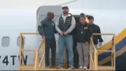 FBI Releases Footage of Arrested Canadian Ex-Olympian Ryan Wedding Escorted Off Plane
