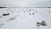 Ice Fishing Season Begins on Last Mountain Lake, Anglers Flock to Regina Beach