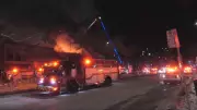 Major Fire Engulfs Winnipeg's Manwin Hotel, Building 'Basically Lost'