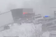 Massive 100-Vehicle Pileup in Michigan as Winter Storm Pounds U.S. and Canada