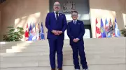 Mayor Andrew Knack Meets His Mini-Me Lookalike at Edmonton City Hall