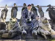 Miniature Lions Gate Bridge Lion Sculptures Roar in Burnaby Showroom