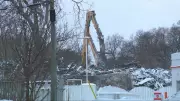 Montreal Police Dogs Search Rubble After Major Fire, No Signs of Occupants Found