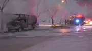 Motorhome Fire in Calgary's Falconridge Sends Man to Hospital