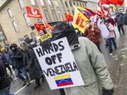 Over 100 'Hands Off Venezuela' Protesters March in Ottawa After U.S. Seizes Maduro