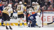 Pastrnak's 3-Point Night Powers Bruins to 6-2 Win Over Oilers in Edmonton