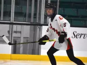 PM's Wife Diana Fox Carney Skates at Historic Women's-Only Rink Opening in Nova Scotia