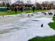 St. Clair College Hosts Freezing Slip 'n Slide to Launch Polar Plunge for Special Olympics
