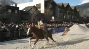 Thousands Embrace Skijoring at Banff SnowDays Festival Kickoff