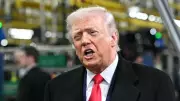 Trump Flips Off Autoworker, Drops F-Bomb at Detroit Ford Plant