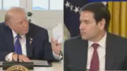 Trump Reads Rubio's Note Aloud During Venezuela Oil Meeting