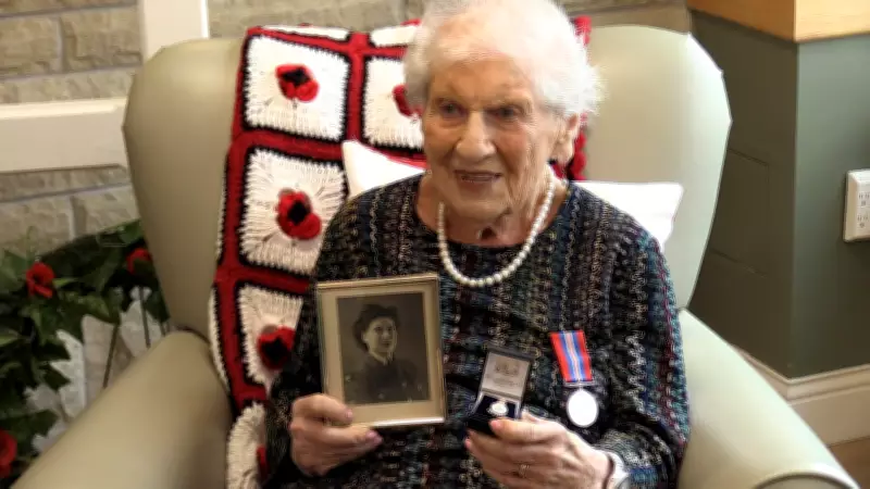 108-Year-Old Kitchener Woman Honored with WWII Service Medal