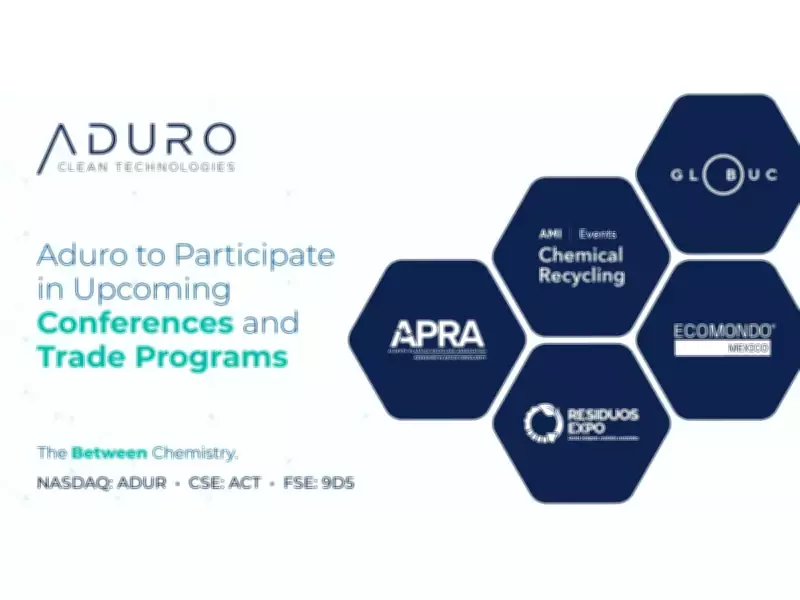 Aduro Clean Technologies to Showcase Innovations at Key 2026 Conferences