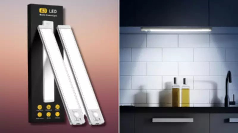 Amazon's Motion Sensor Lights Illuminate Dark Corners for Enhanced Home Safety