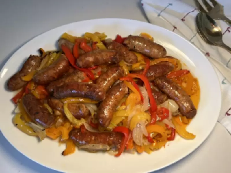 Baked Sausage with Peppers and Onions: A Flavorful Weeknight Sheet Pan Dinner